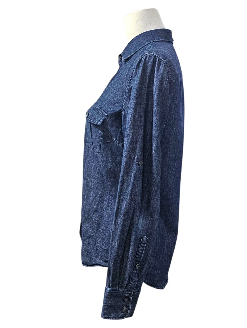 J.Crew The Perfect Shirt In Blue Denim Size S Button Up Shirt View 2